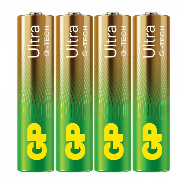 GP Ultra Alkaline AAA-batteri 24AU/LR03 4-pack