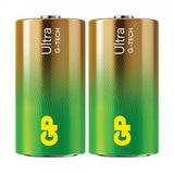 GP Ultra Alkaline C-batteri 14AU/LR14 2-pack