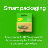 GP Ultra Alkaline C-batteri 14AU/LR14 2-pack