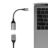 ALOGIC Ultra USB-C Hane till DisplayPort Hona Adapter 4K @60Hz 15cm