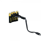 Aqiila Uppladdningsbart AAA-batteri USB-C 4-pack