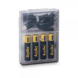 Aqiila Uppladdningsbart AAA-batteri USB-C 4-pack