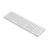 Satechi Trådlöst tangentbord för upp till 3 enheter Nordisk Layout Silver