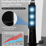 USB 3.0 Kylningsfläkt till PlayStation 5 Svart