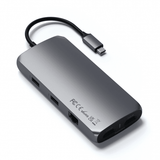 Satechi USB-C Multiport MX Adapter Grå