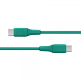 X2O USB-C till USB-C Kabel Superflex 60W 1.5m Grön