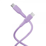 X2O USB-C till USB-C Kabel Superflex 60W 1.5m Rosa