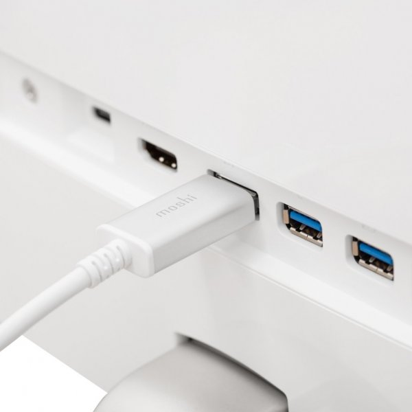 Moshi USB-C till DisplayPort-kabel 1.5 m Vit