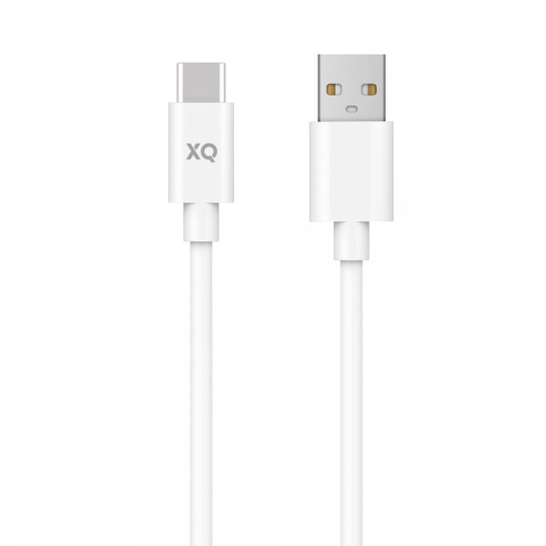Xqisit USB till Type C Kabel 1.5 m Vit