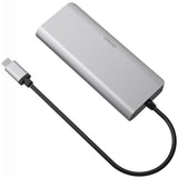 Deltaco Dockningsstation USB-C med HDMI/RJ45/USB-A Rymdgrå