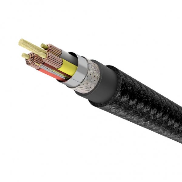 Usbepower Kabel USB till Lightning Kevlar 1.2m Svart Silver