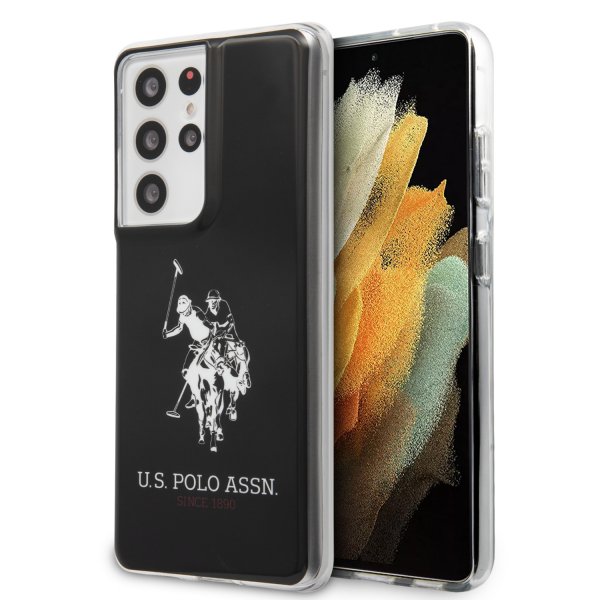 U.S. Polo Samsung Galaxy S21 Ultra Skal med Logo Svart