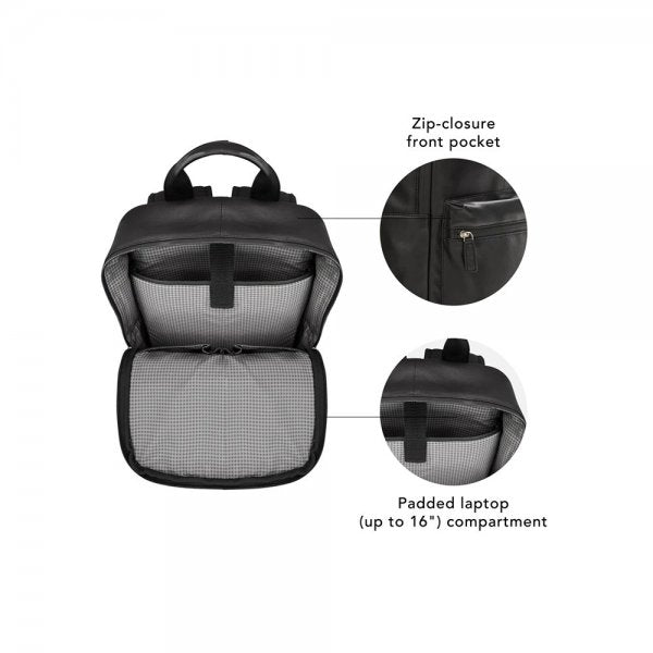 dbramante1928 Väska 16'' Laptop Backpack Fredensborg Svart