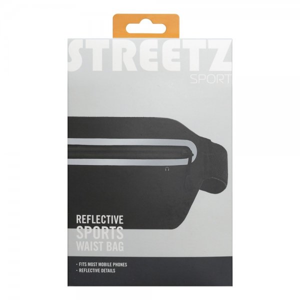 Streetz Väska Reflective Sports Waist Bag Svart