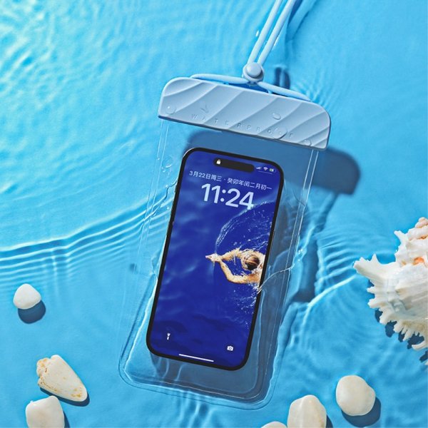 Vattentålig Pouch IPX8 Lila