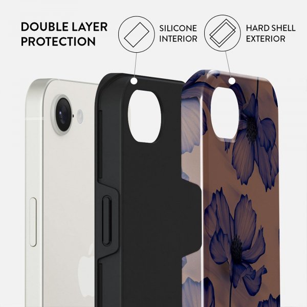 Burga iPhone 16e/iPhone 17e Skal Tough MagSafe Velvet Night