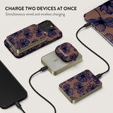 Burga Powerbank MagSafe 5000 mAh Velvet Night Gold