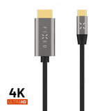 Fixed Videokabel USB-C till HDMI 4K/60Hz 2m