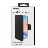 Celly Samsung Galaxy A36 Fodral Wally Wallet Case Svart