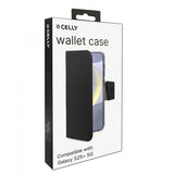 Celly Samsung Galaxy S25 Plus Fodral Wally Wallet Case Svart