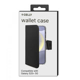 Celly Samsung Galaxy S25 Plus Fodral Wally Wallet Case Svart