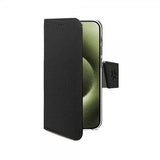 Celly iPhone 17 Fodral Wally Wallet Case Svart