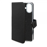 Celly iPhone 17 Fodral Wally Wallet Case Svart
