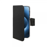 Celly iPhone 17 Pro Fodral Wally Wallet Case Svart