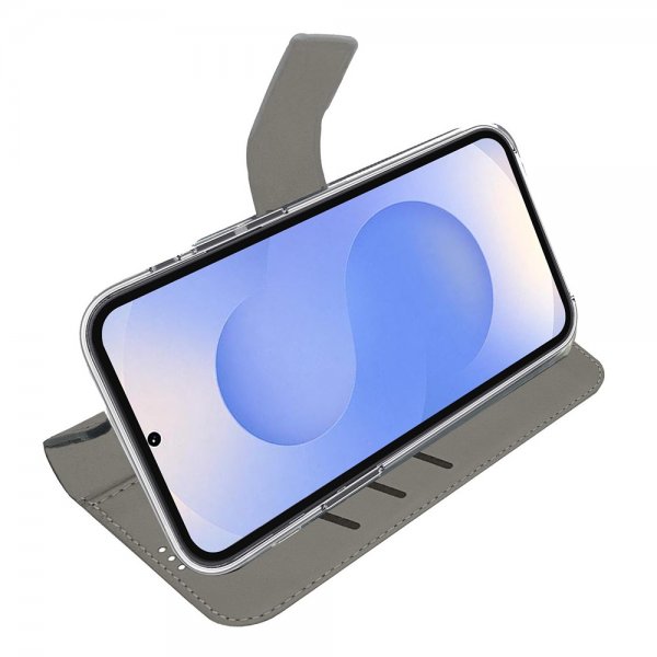 Celly Samsung Galaxy S25 FE Fodral Wally Wallet Case Svart