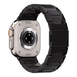 Just Mobile Apple Watch 44/45/46mm/Apple Watch Ultra Armband Kolfiber