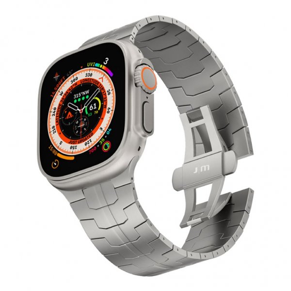 Just Mobile Apple Watch Ultra 49mm Armband Titanium
