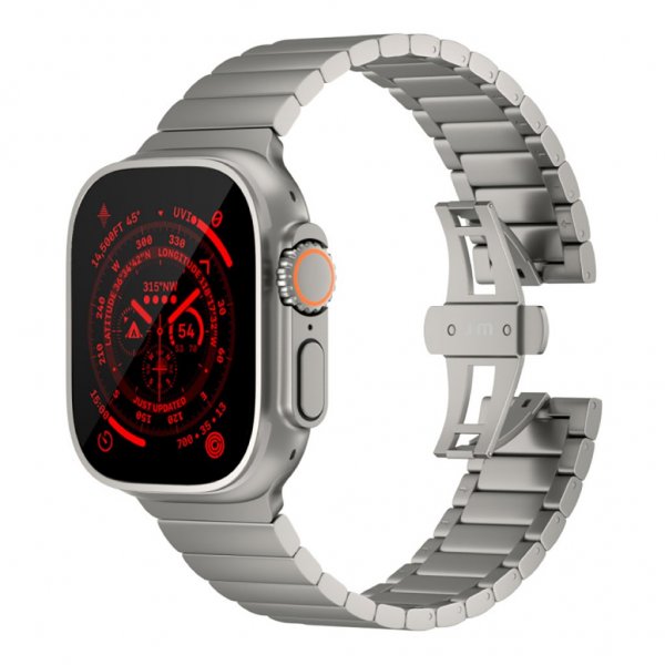 Just Mobile Apple Watch Ultra 49mm Armband Titanium DLC