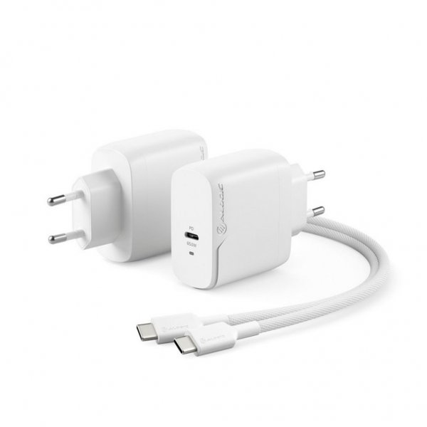 ALOGIC Rapid Power 65W GaN laddare ink. 2m USB-C laddkabel