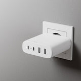 ALOGIC Rapid Power 4-portars 100W GaN-laddare inkl. 2 meters USB-C-laddkabel