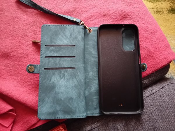 CaseMe Samsung Galaxy A14 Fodral 008 Series Löstagbart Skal Petrol