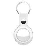 KeyBudz AirTag Hållare Läder 2-pack Vit