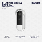 Deltaco Smart Home WiFi Dörrklocka med Kamera IP65