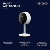 Deltaco Smart Home WiFi-kamera med Rörelsedetektion