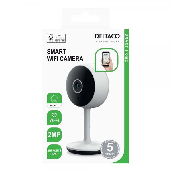 Deltaco Smart Home WiFi-kamera med Rörelsedetektion