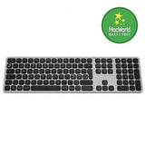 Satechi Trådlöst tangentbord för upp till 3 enheter Nordisk Layout Space Gray