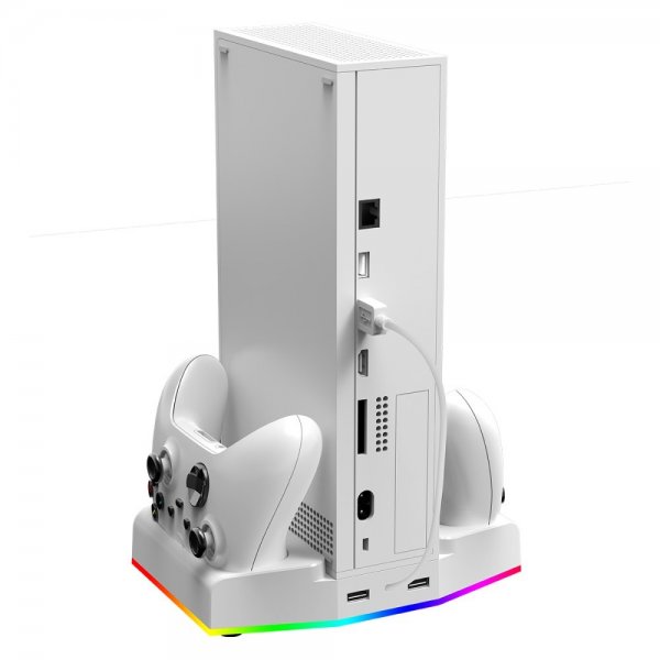 Ipega Xbox Series S Dockningsstation med fläkt och headset-hållare