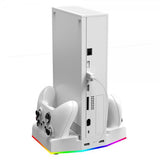 Ipega Xbox Series S Dockningsstation med fläkt och headset-hållare