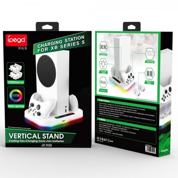 Ipega Xbox Series S Dockningsstation med Fläkt RGB