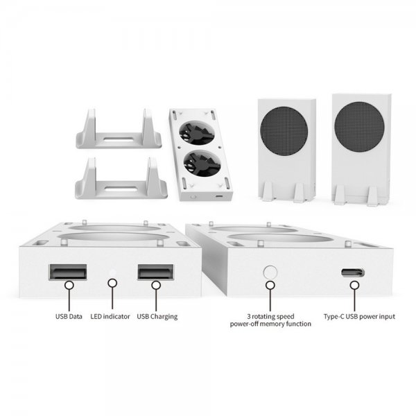 Dobe Xbox Series S Vertikalt Kylningsstativ