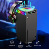 Ipega Xbox Series X Nedkylningsfläkt med RGB och Hörlurshållare