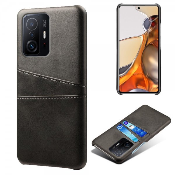 Xiaomi 11T/11T Pro Skal med två Kortfack Svart