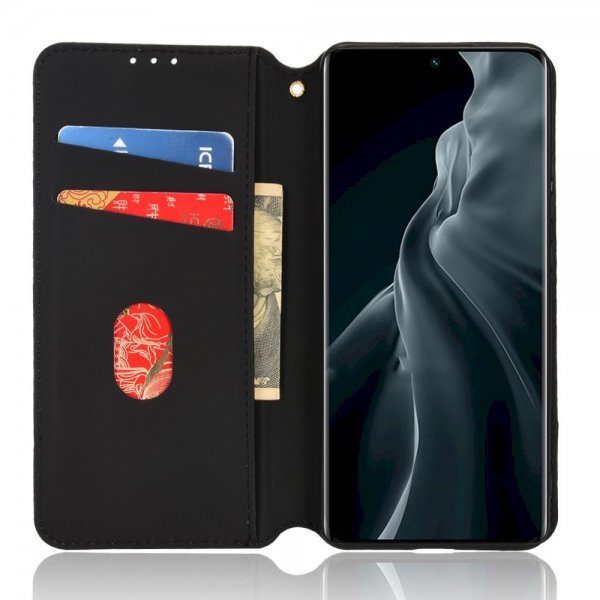 Xiaomi 12/12X Fodral Rombmönster Silver