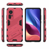 Xiaomi 12/12X Skal med Stativ Magenta