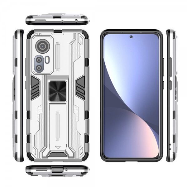 Xiaomi 12/12X Skal Stativfunktion Silver