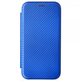 Xiaomi 12 Pro Fodral Kolfibertextur Blå